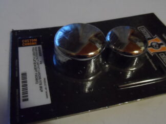 Chrome Rear Axle Covers for Harley-Davidson 2008 & later