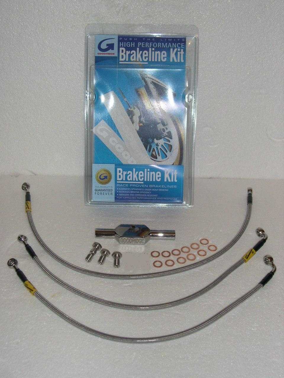 Goodridge Stainless Brake Line HarleyDavidson FLH 0812 Apes VTwinMania