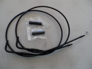 Extended ALL Black Throttle cable set 36" 1990 to 1995 881 884