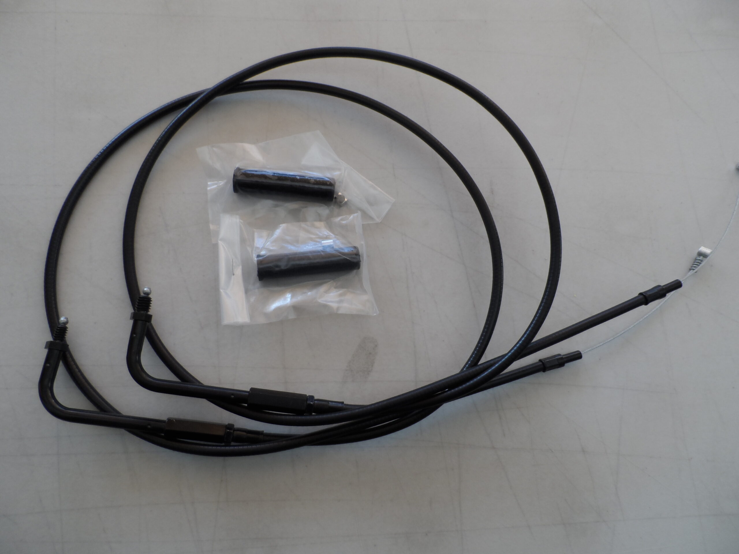 Extended ALL Black Throttle cable set 36" 1990 to 1995 881 884